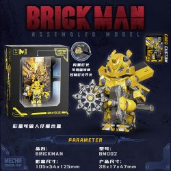 BRICKMAN BM002 NHÂN VẬT NHỎ BUMBLEBEE bộ đồ chơi xếp lắp ráp ghép mô hình Collectable Minifigures Búp Bê Sưu Tầm