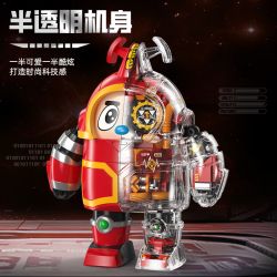 FEMIBOX S48001 48001 KHO BÁU NHỎ BỌC SẮT KABUDA bộ đồ chơi xếp lắp ráp ghép mô hình Movie & Game B-ROBO 001 KABUTACK Phim Và Trò Chơi