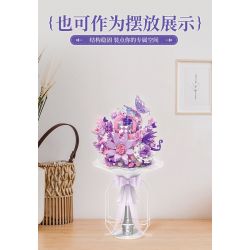TOP TOY TC1126 1126 BÓ HOA LÃNG MẠN VÀ VĨNH CỬU NẮM GIỮ TRÁI TIM CÂY ĐÀN PIANO HUYỀN BÍ bộ đồ chơi xếp lắp ráp ghép mô hình Arts & Crafts 800 khối