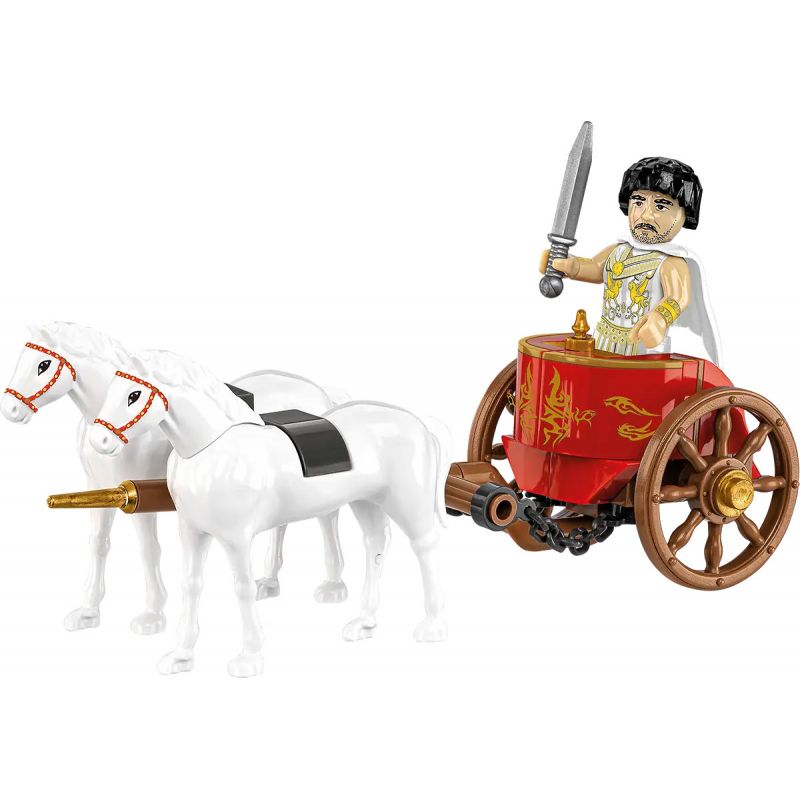 COBI 20069 non Lego CỖ XE LA MÃ bộ đồ chơi xếp lắp ráp ghép mô hình Historical ROMAN CHARIOT 93 khối