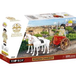 COBI 20069 CỖ XE LA MÃ bộ đồ chơi xếp lắp ráp ghép mô hình Historical ROMAN CHARIOT 93 khối