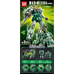 GAOMISI T3138 3138 BIẾN HÌNH MECHA CHIẾN TRANH bộ đồ chơi xếp lắp ráp ghép mô hình WAR MECHA 566 khối