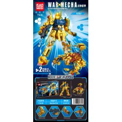 GAOMISI T3139 3139 BIẾN HÌNH MECHA CHIẾN TRANH bộ đồ chơi xếp lắp ráp ghép mô hình WAR MECHA 511 khối