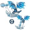 MorkModel 033021 Mork Model 033021 RỒNG BĂNG bộ đồ chơi xếp lắp ráp ghép mô hình ICE DRAGON 1786 khối