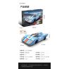 CADA DOUBLEE C51076 51076 BÃO XANH VÀ CAM 1:20 (PORSCHE 917K) tỷ lệ 1:20 bộ đồ chơi xếp lắp ráp ghép mô hình Speed Champions Racing Cars AZURE STORM Đua Xe Công Thức 266 khối