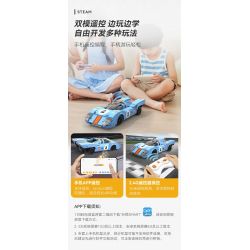 CADA DOUBLEE C51076 51076 BÃO XANH VÀ CAM 1:20 (PORSCHE 917K) tỷ lệ 1:20 bộ đồ chơi xếp lắp ráp ghép mô hình Speed Champions Racing Cars AZURE STORM Đua Xe Công Thức 266 khối