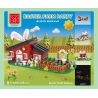 MorkModel 020205 Mork Model 020205 BỮA TIỆC TRANG TRẠI PHỤC SINH bộ đồ chơi xếp lắp ráp ghép mô hình Creator EASTERN FARM PARTY Sáng Tạo 445 khối