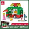 JIESTAR 59143 XE KEM GIÁNG SINH bộ đồ chơi xếp lắp ráp ghép mô hình Creator Sáng Tạo 315 khối