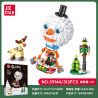 JIESTAR 59144 KHINH KHÍ CẦU NGƯỜI TUYẾT bộ đồ chơi xếp lắp ráp ghép mô hình Creator Sáng Tạo 312 khối