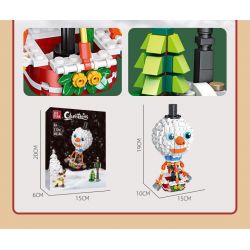 JIESTAR 59144 KHINH KHÍ CẦU NGƯỜI TUYẾT bộ đồ chơi xếp lắp ráp ghép mô hình Creator Sáng Tạo 312 khối