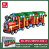 JIESTAR 59145 CHUYẾN TÀU GIÁNG SINH bộ đồ chơi xếp lắp ráp ghép mô hình Creator Sáng Tạo 385 khối