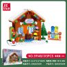 JIESTAR 59148 CỬA HÀNG TRƯỢT VÁN GIÁNG SINH bộ đồ chơi xếp lắp ráp ghép mô hình Creator Sáng Tạo 315 khối
