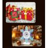 JIESTAR JJ9189 9189 ĐỒNG HỒ NGƯỜI TUYẾT bộ đồ chơi xếp lắp ráp ghép mô hình Creator SNOWMAN CLOCK Sáng Tạo 343 khối