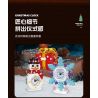JIESTAR JJ9189 9189 ĐỒNG HỒ NGƯỜI TUYẾT bộ đồ chơi xếp lắp ráp ghép mô hình Creator SNOWMAN CLOCK Sáng Tạo 343 khối