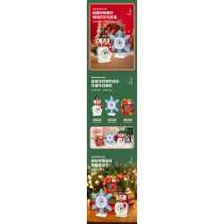 JIESTAR JJ9190 9190 ĐỒNG HỒ BÔNG TUYẾT bộ đồ chơi xếp lắp ráp ghép mô hình Creator SNOW CLOCK Sáng Tạo 392 khối