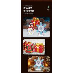 JIESTAR JJ9190 9190 ĐỒNG HỒ BÔNG TUYẾT bộ đồ chơi xếp lắp ráp ghép mô hình Creator SNOW CLOCK Sáng Tạo 392 khối