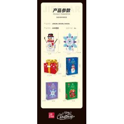 JIESTAR JJ9190 9190 ĐỒNG HỒ BÔNG TUYẾT bộ đồ chơi xếp lắp ráp ghép mô hình Creator SNOW CLOCK Sáng Tạo 392 khối