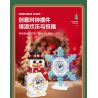 JIESTAR JJ9191 9191 ĐỒNG HỒ QUÀ TẶNG bộ đồ chơi xếp lắp ráp ghép mô hình Creator GIFT BOX CLOCK Sáng Tạo 403 khối