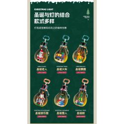 JIESTAR JJ9117 9117 BÓNG ĐÈN GIÁNG SINH NAI SỪNG TẤM bộ đồ chơi xếp lắp ráp ghép mô hình Creator CHRISTMAS LIGHT CHRISTMAS ELK Sáng Tạo 106 khối