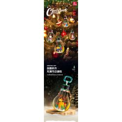 JIESTAR JJ9118 9118 BÓNG ĐÈN GIÁNG SINH CÔNG VIÊN VUI CHƠI bộ đồ chơi xếp lắp ráp ghép mô hình Creator CHRISTMAS LIGHT CHRISTMAS PLAYGROUND Sáng Tạo 105 khối