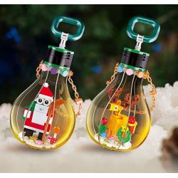 JIESTAR JJ9118 9118 BÓNG ĐÈN GIÁNG SINH CÔNG VIÊN VUI CHƠI bộ đồ chơi xếp lắp ráp ghép mô hình Creator CHRISTMAS LIGHT CHRISTMAS PLAYGROUND Sáng Tạo 105 khối