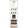 JIESTAR JJ9120 9120 BÓNG ĐÈN GIÁNG SINH CÂY THÔNG NOEL bộ đồ chơi xếp lắp ráp ghép mô hình Creator CHRISTMAS LIGHT CHRISTMAS TREES Sáng Tạo 122 khối