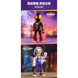 BLOKEES 74821 SPIDER-MAN FRIENDS MAGIC EDITION PHẦN 3 GHOST GWEN bộ đồ chơi xếp lắp ráp ghép mô hình Super Heroes Siêu Nhân Anh Hùng