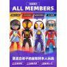 BLOKEES 74821 SPIDER-MAN FRIENDS MAGIC EDITION PHẦN 3 GHOST GWEN bộ đồ chơi xếp lắp ráp ghép mô hình Super Heroes Siêu Nhân Anh Hùng