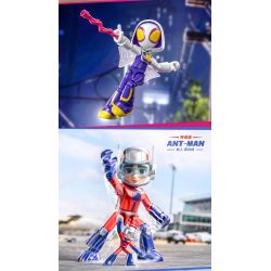 BLOKEES 74822 SPIDER-MAN SIDEKICKS AMAZING EDITION PHẦN 3 ANT-MAN SCOTT bộ đồ chơi xếp lắp ráp ghép mô hình Super Heroes Siêu Nhân Anh Hùng