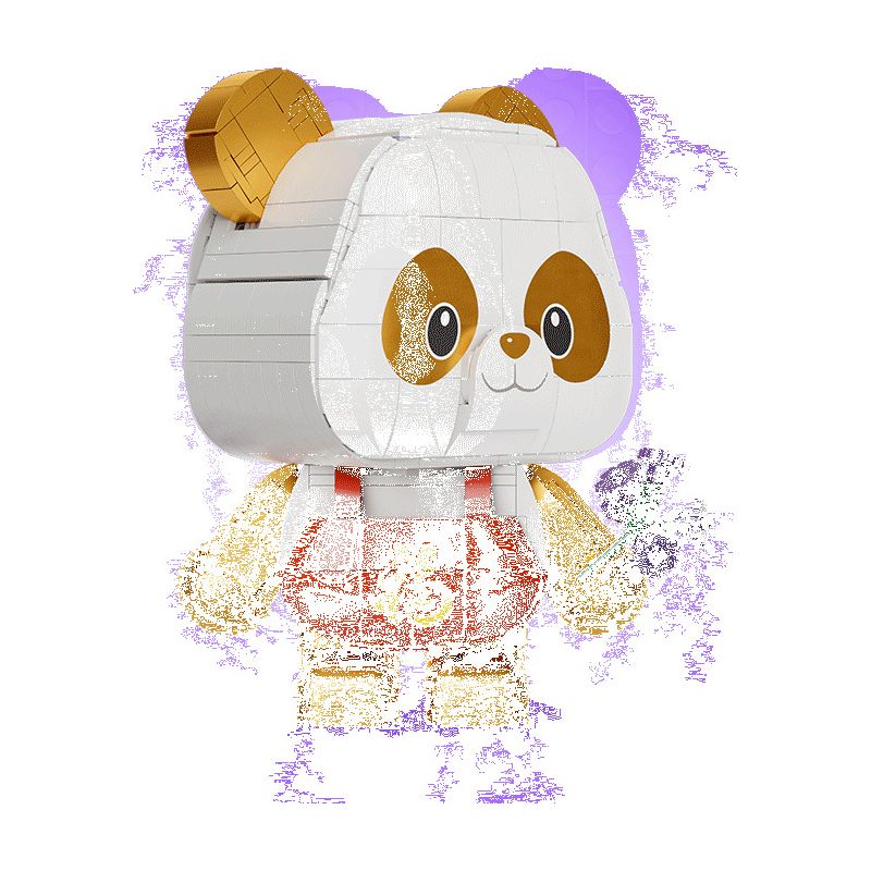 PANTASY 11029 COFCO FU BAOER PHIÊN BẢN KỶ NIỆM 1 NĂM FULINMEN ĐỒNG THƯƠNG HIỆU bộ đồ chơi xếp lắp ráp ghép mô hình 800 khối