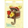 Bozhi 81143 MÓC TREO CHÌA KHÓA THÚ VỊ 6 CƯNG DỄ THƯƠNG HEDGEHOG BERRY CAPIBARA HAMSTER TUANTUAN WHITE BEAR NUOMI PENGUIN DUDE CORGI BEAN BAG bộ đồ chơi xếp lắp ráp ghép mô hình Gear FUN KEY HANGING Đồ Lắp Ghép 729 khối