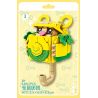 Bozhi 81143 MÓC TREO CHÌA KHÓA THÚ VỊ 6 CƯNG DỄ THƯƠNG HEDGEHOG BERRY CAPIBARA HAMSTER TUANTUAN WHITE BEAR NUOMI PENGUIN DUDE CORGI BEAN BAG bộ đồ chơi xếp lắp ráp ghép mô hình Gear FUN KEY HANGING Đồ Lắp Ghép 729 khối