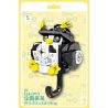 Bozhi 81143 MÓC TREO CHÌA KHÓA THÚ VỊ 6 CƯNG DỄ THƯƠNG HEDGEHOG BERRY CAPIBARA HAMSTER TUANTUAN WHITE BEAR NUOMI PENGUIN DUDE CORGI BEAN BAG bộ đồ chơi xếp lắp ráp ghép mô hình Gear FUN KEY HANGING Đồ Lắp Ghép 729 khối