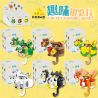 Bozhi 81143 MÓC TREO CHÌA KHÓA THÚ VỊ 6 CƯNG DỄ THƯƠNG HEDGEHOG BERRY CAPIBARA HAMSTER TUANTUAN WHITE BEAR NUOMI PENGUIN DUDE CORGI BEAN BAG bộ đồ chơi xếp lắp ráp ghép mô hình Gear FUN KEY HANGING Đồ Lắp Ghép 729 khối