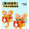 Bozhi 81143 MÓC TREO CHÌA KHÓA THÚ VỊ 6 CƯNG DỄ THƯƠNG HEDGEHOG BERRY CAPIBARA HAMSTER TUANTUAN WHITE BEAR NUOMI PENGUIN DUDE CORGI BEAN BAG bộ đồ chơi xếp lắp ráp ghép mô hình Gear FUN KEY HANGING Đồ Lắp Ghép 729 khối