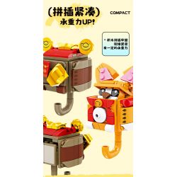 Bozhi 81143 MÓC TREO CHÌA KHÓA THÚ VỊ 6 CƯNG DỄ THƯƠNG HEDGEHOG BERRY CAPIBARA HAMSTER TUANTUAN WHITE BEAR NUOMI PENGUIN DUDE CORGI BEAN BAG bộ đồ chơi xếp lắp ráp ghép mô hình Gear FUN KEY HANGING Đồ Lắp Ghép 729 khối