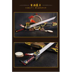 Bozhi 88047 THANH KIẾM ĂN RỒNG NGỌC ĐEN bộ đồ chơi xếp lắp ráp ghép mô hình WEAPON 998 khối