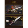 Bozhi 88047 THANH KIẾM ĂN RỒNG NGỌC ĐEN bộ đồ chơi xếp lắp ráp ghép mô hình WEAPON 998 khối