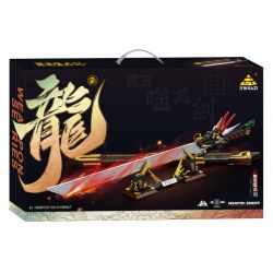 Bozhi 88047 THANH KIẾM ĂN RỒNG NGỌC ĐEN bộ đồ chơi xếp lắp ráp ghép mô hình WEAPON 998 khối