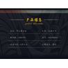 Bozhi 88047 THANH KIẾM ĂN RỒNG NGỌC ĐEN bộ đồ chơi xếp lắp ráp ghép mô hình WEAPON 998 khối