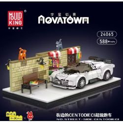 MouldKing 24065 Mould King 24065 SIÊU XE CENTODIECI TRÊN ĐƯỜNG PHỐ bộ đồ chơi xếp lắp ráp ghép mô hình Technic STREET SIDE CENTODIECI Kỹ Thuật Công Nghệ Cao Mô Hình Phương Tiện 588 khối