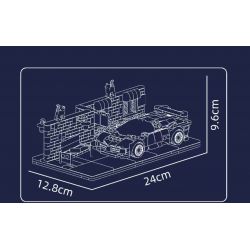 MouldKing 24065 Mould King 24065 SIÊU XE CENTODIECI TRÊN ĐƯỜNG PHỐ bộ đồ chơi xếp lắp ráp ghép mô hình Technic STREET SIDE CENTODIECI Kỹ Thuật Công Nghệ Cao Mô Hình Phương Tiện 588 khối