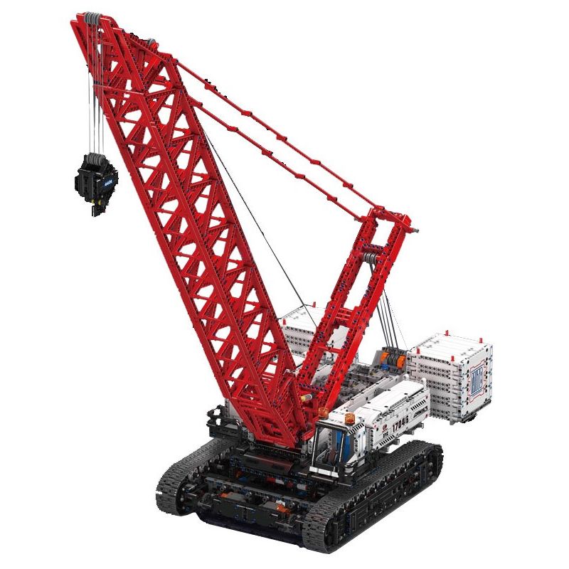 Lego MouldKing 17046 Wacker 16000 Crawer Crane Xếp hình lắp ráp ghép mô hình Cần cẩu bánh xích WACKER 16000