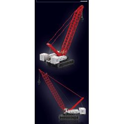 MouldKing 17046 Mould King 17046 CẦN CẨU BÁNH XÍCH WACKER 16000 bộ đồ chơi xếp lắp ráp ghép mô hình Technic WACKER 16000 CRAWER CRANE Kỹ Thuật Công Nghệ Cao Mô Hình Phương Tiện 4494 khối