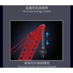 MouldKing 17046 Mould King 17046 CẦN CẨU BÁNH XÍCH WACKER 16000 bộ đồ chơi xếp lắp ráp ghép mô hình Technic WACKER 16000 CRAWER CRANE Kỹ Thuật Công Nghệ Cao Mô Hình Phương Tiện 4494 khối