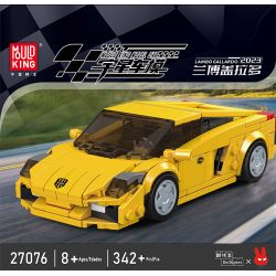 MouldKing 27076 Mould King 27076 LAMBO GALLARDO bộ đồ chơi xếp lắp ráp ghép mô hình Racers Đua Tốc Độ 342 khối