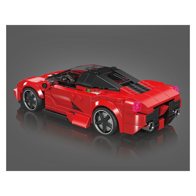 MouldKing 27075 Mould King 27075 LF RAFA (FERRARI RAFA) bộ đồ chơi xếp lắp ráp ghép mô hình Racers LAFERRARI Đua Tốc Độ 374 khối