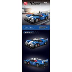 MouldKing 27074 Mould King 27074 XE ĐUA SỨC BỀN PEUGEOT 908RC bộ đồ chơi xếp lắp ráp ghép mô hình Racers Đua Tốc Độ 353 khối