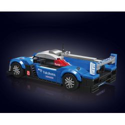 MouldKing 27074 Mould King 27074 XE ĐUA SỨC BỀN PEUGEOT 908RC bộ đồ chơi xếp lắp ráp ghép mô hình Racers Đua Tốc Độ 353 khối