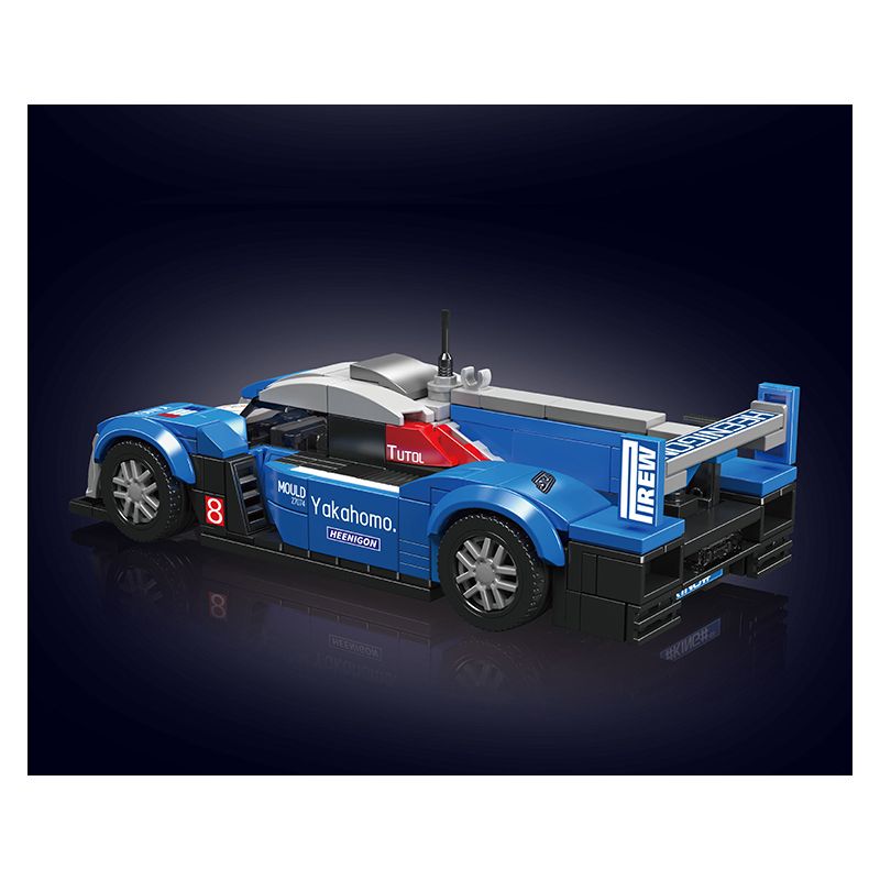 MouldKing 27074 Mould King 27074 XE ĐUA SỨC BỀN PEUGEOT 908RC bộ đồ chơi xếp lắp ráp ghép mô hình Racers Đua Tốc Độ 353 khối